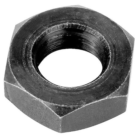 Heavy Jam Nut, 5/8, Alloy Steel, Grade 2, Black Oxide, 23/64 In Ht, 10 PK