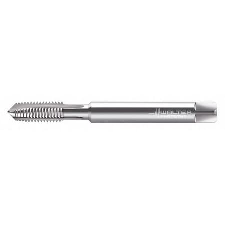Spiral Point Tap, M6-1, Taper, Metric Coarse, 3 Flutes, Uncoated