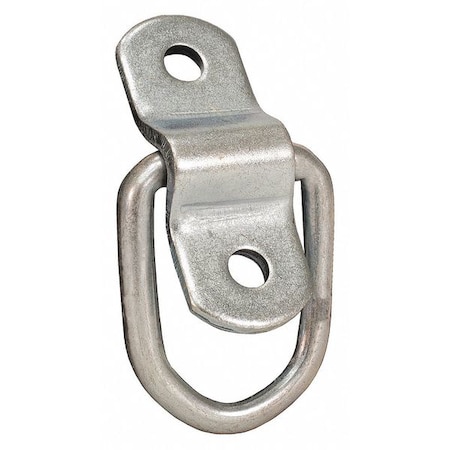 D-Ring,Zinc Plated,1/4 Dia,2000 Lb. Cap