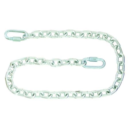 Safety Chain,Silver,9/32 Sz,5-61/64W