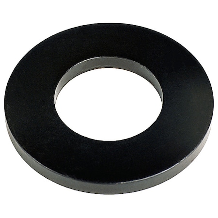 Flat Washer, Fits Bolt Size 1/2 In ,Steel Black Oxide Finish, 25 PK