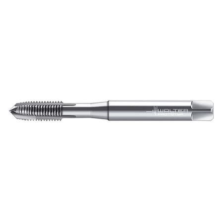 Spiral Point Tap, M8-1.25, Taper, Metric Coarse, 3 Flutes, Uncoated