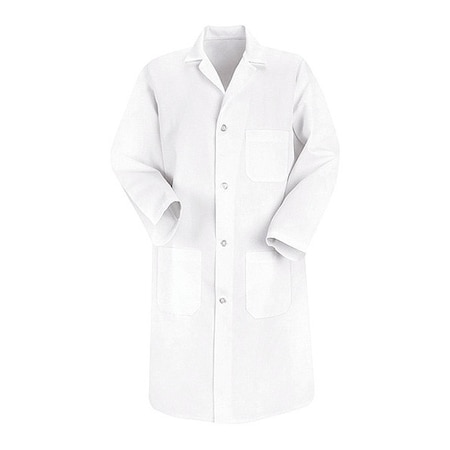 507Wht Mens White Ls Lab Coat