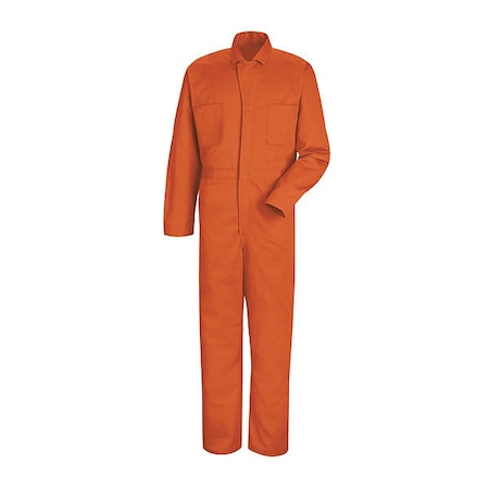 Orange Cotton Coveralls