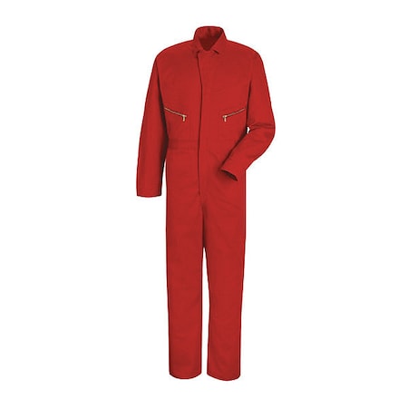 Mns Ls Cotton Coverall-Red