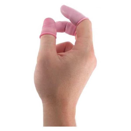 Pink ESD Finger Cots 6in Small,PK10
