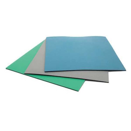 ESD 2 Layer Rubber Mat 4ftx4ftx0.06in