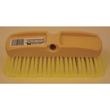 10 Yellow Wash , Stain, Brush, Poly Block, Used Threaded Handle