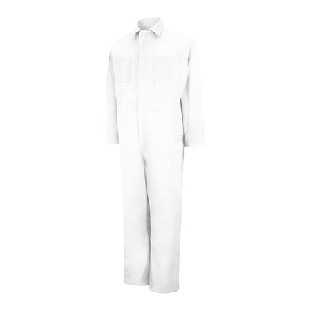 Mns Ls White Action Back Coverall