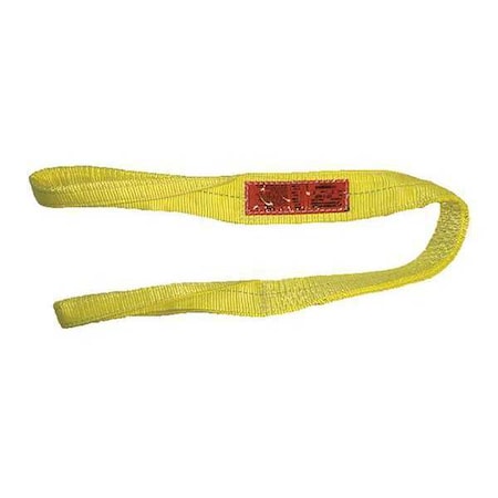 Eye And Eye Flat Sling,4in.x18ft.,6400lb