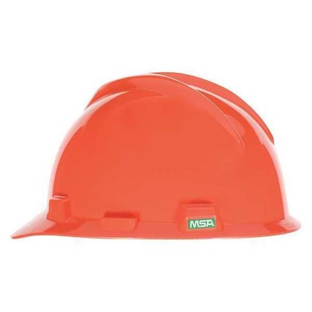 Front Brim Hard Hat, Ratchet (4-Point), Orange