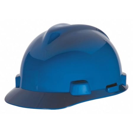 Front Brim Hard Hat, Type 1, Class E, One-Touch (4-Point), Blue