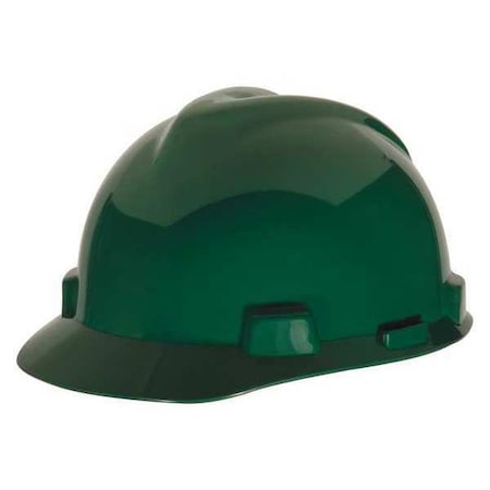 Front Brim Hard Hat, Type 1, Class E, One-Touch (4-Point), Green
