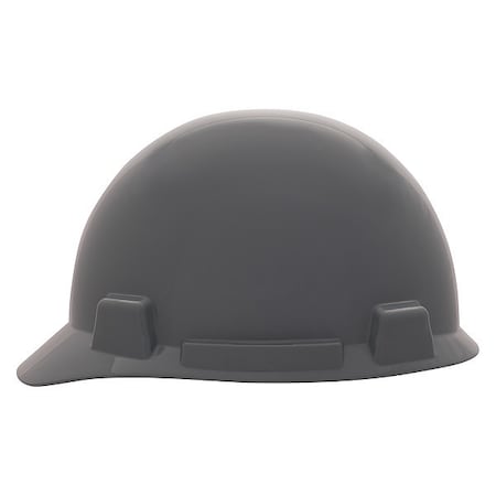 Front Brim Hard Hat, Type 1, Class E, Ratchet (4-Point), Gray