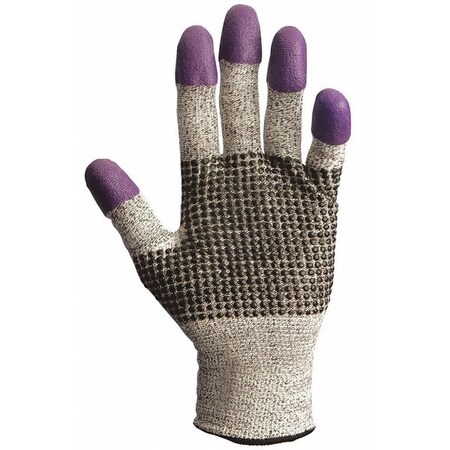 Cut Resistant Coated Gloves, 3 Cut Level, Nitrile, L, 1 PR