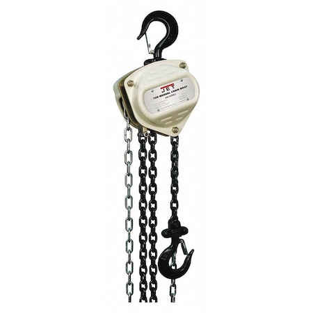 Hand Chain Hoist With 15ft Lift, 1/2-Ton