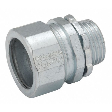 Rgd/Imc Compression Connector 1-1/4,Steel