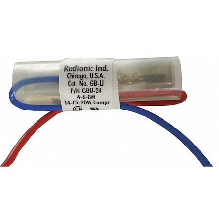Glo Bulb Assembly,15-20W,2 To 14in Leads