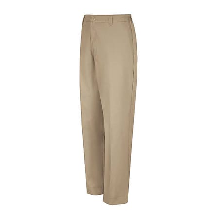 Mens Khaki Pant W/Side Elastic