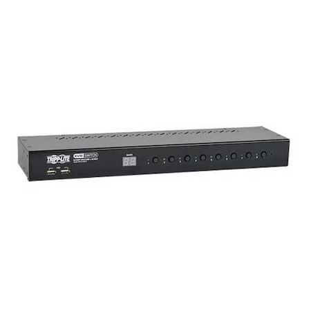 KVM,8-Port,DVI,USB,Audio,USB Hub,1U