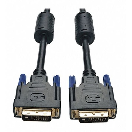 DVI Dual Link Cable,TMDS,DVI-D M/M,3ft