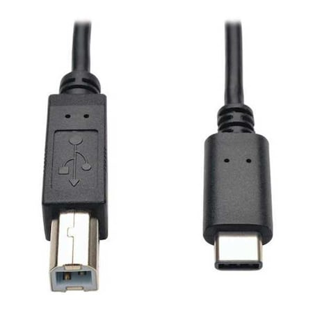 USB 2.0 Cable,Hi-Speed,Type B-C,M/M,6ft