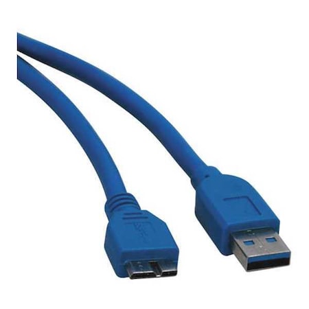 USB 3.0 Cable,SuperSpeed,A,Micro-B,10ft