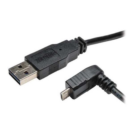 USB Reversible 2.0 Cable,DA,MicroB,6ft