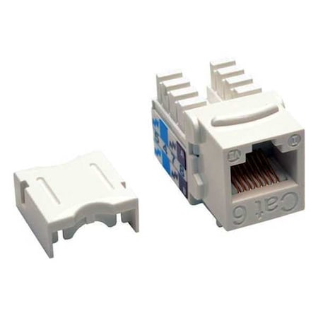 Keystone Jack,Cat6/Cat5e,110 Style,White