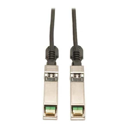 SFP+ Cable,10Gbase,Copper,Black,3m