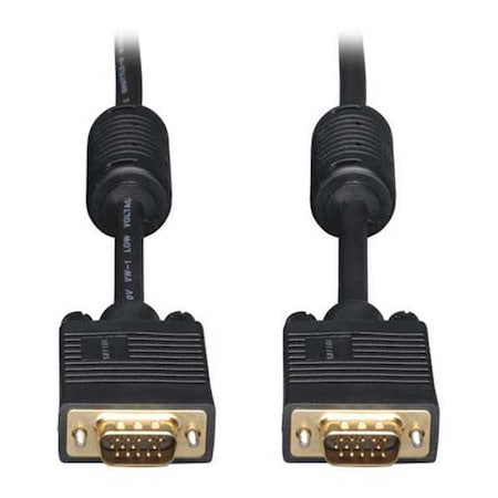 Coax Cable,VGA,HD15 M/M,Monitor,RGB,35ft