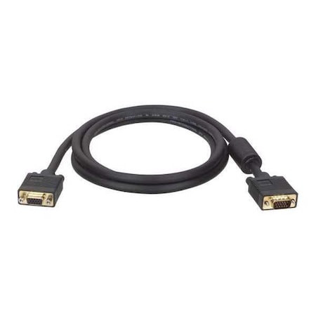 Coax Cable,VGA,HD15 M/F,RGB,100ft