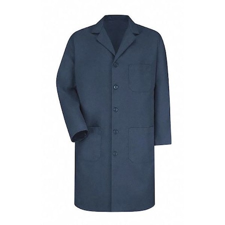 Mens Navy Lab Coat 80/20