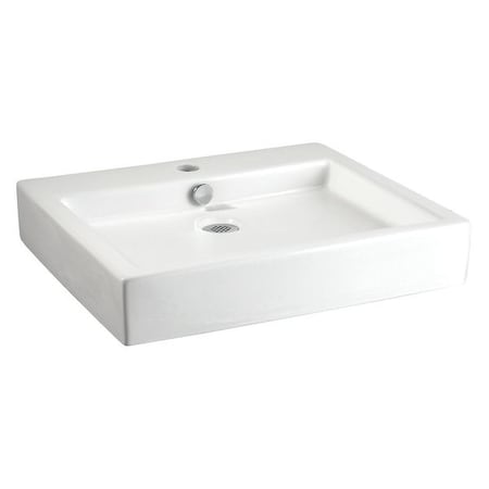 Above Counter Sink,Rectangular,White