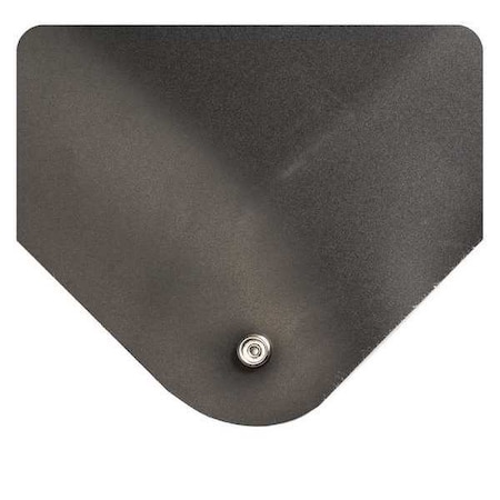Black Electrically Conductive UltraSoft Mat 15/16 Thick, PVC Surface With Nitrile Infused Sponge
