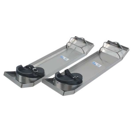 Concrete Slider Knee Board,Stainless,Pr