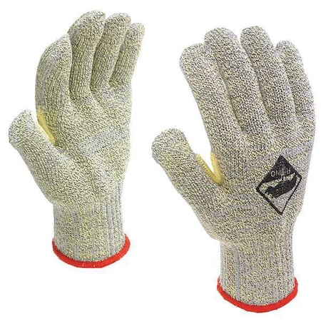 Cut Resistant Gloves, A8 Cut Level, Uncoated, 9, 12PK