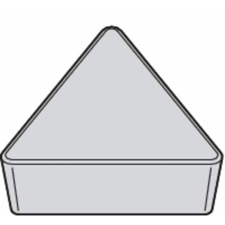 Triangle Turning Insert, Triangle, 3/8 In, TPG3, 0.0312 In, Ceramic