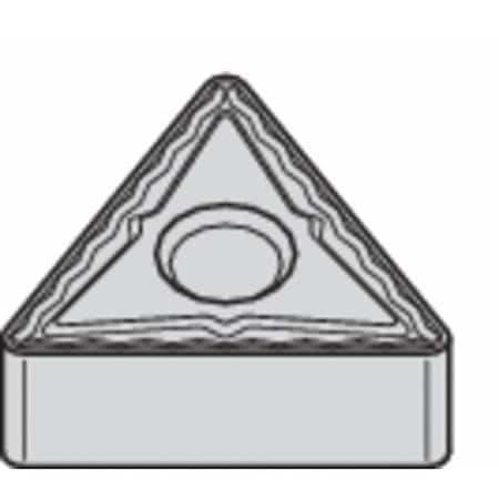 Triangle Turning Insert, Triangle, 3/8 In, TNMG, 0.0312 In, Carbide