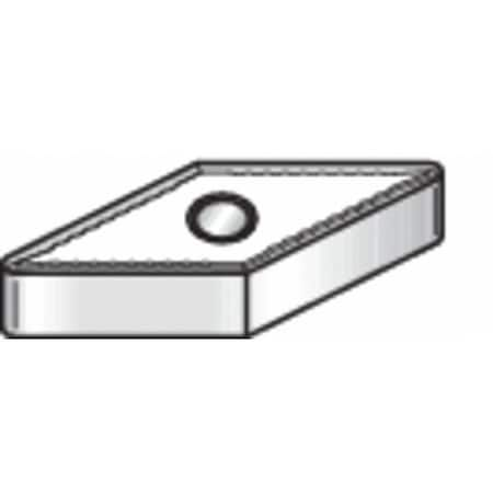 Diamond Turning Insert, Diamond, 3/8 In, VNMG, 35  Degrees, 1/64 In, Carbide