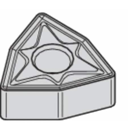 Turning Insert, Trigon, 1/2 In, WNMG, 3/64 In, Carbide