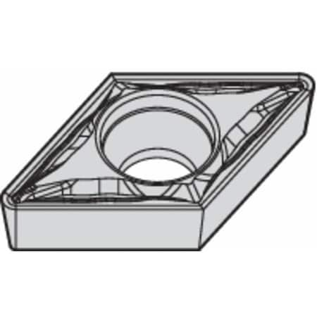 Diamond Turning Insert, Diamond, 1/2 In, DCMT, 55  Degrees, 1/32 In, Carbide