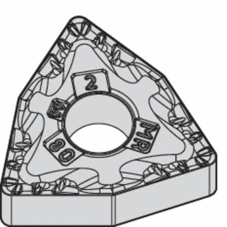 Turning Insert, Trigon, 1/2 In, WNMG, 1/32 In, Carbide