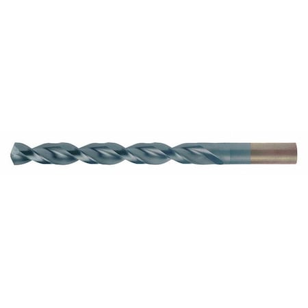 Q-Cobalt™ 135° Wide Land Parabolic Jobber Length Drill Cleveland 2075-TC TiCN HSS-CO 8% RHS/RHC 9/32