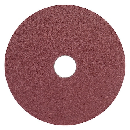 Fiber Disc,5,7/8 Hole Mount,Brown,PK25