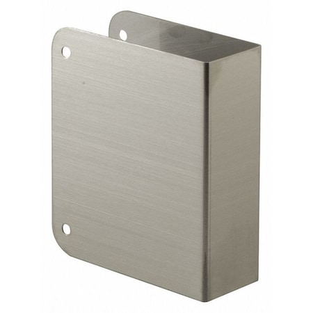 Door Repair Cover,Stainless Steel,Silver