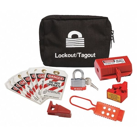 Portable Lockout Kit,Gray,5 H