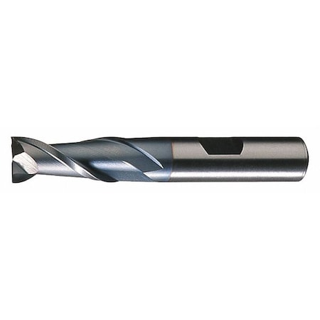 2-Flute PM+™ HSS-E Square CC Single Finishing End Mill Cleveland PM-2-TC TiCN 3/16x3/8x1/2x2-3/8