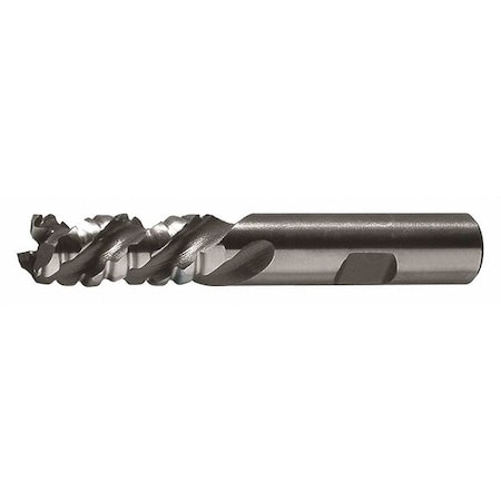 3-Flute PM+™ HSS-E Square LH CC Special Profile Roughing End Mill CTD PM-538L Bright 1x1x3x5-1/2