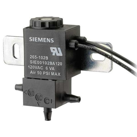 Solenoid Air Valve,3-Way,120VAC,1-20 Psi